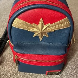 Brand new MARVEL loungefly backpack Captain Marvel addition no tags